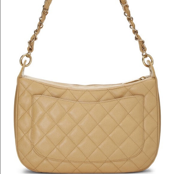 Tan beige Classic Chanel Timeless shoulder bag - Picture 2 of 16
